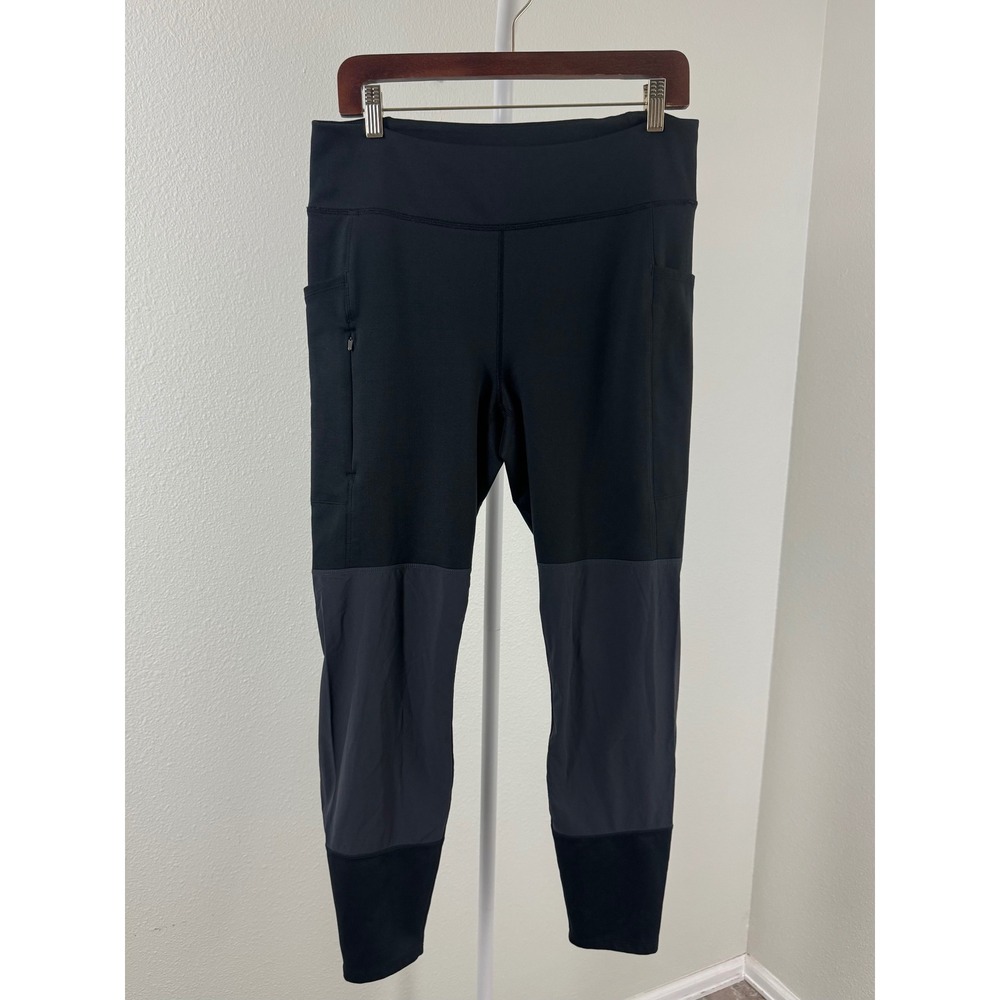 Patagonia Womens Pack Out‎ Hike Tights Black Grey Athletic Leggings - Picture 2 of 10